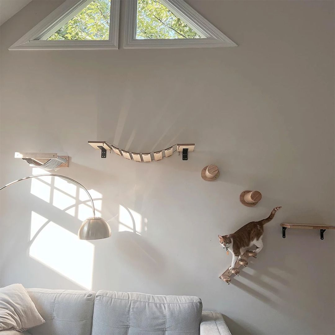 Árbol para gatos mural | ClimbHaven™