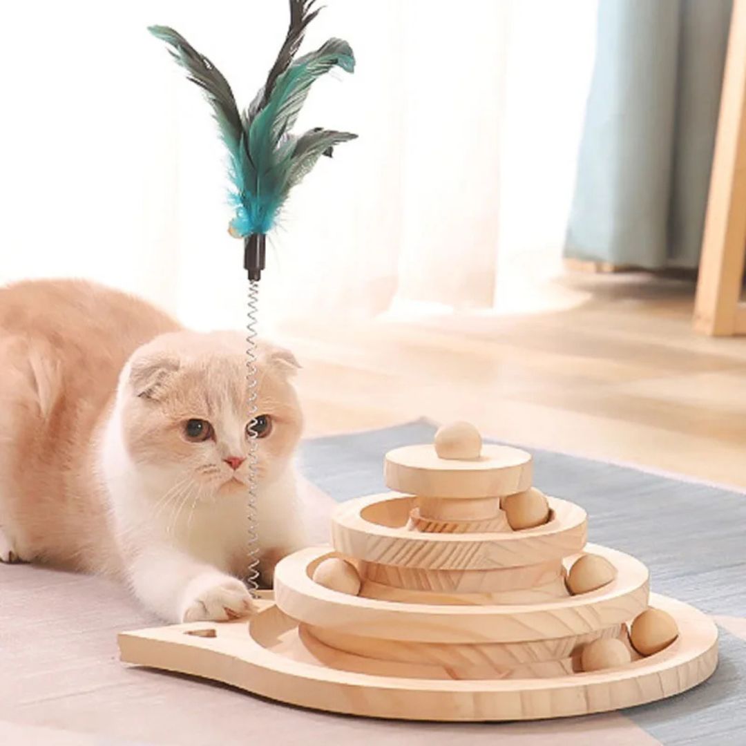 Juguete para gato | CatspinTower™